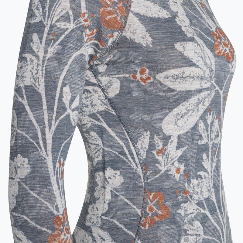 Damen-Thermoaktivshirt Smartwool Merino 250 Baselayer Crew Boxed winter sky floral 5