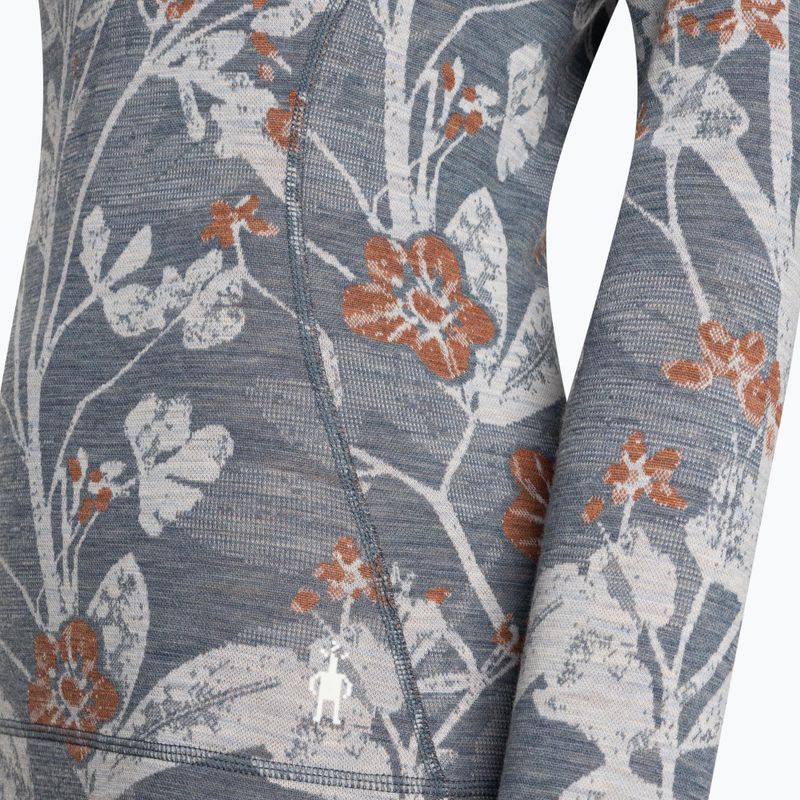 Damen-Thermoaktivshirt Smartwool Merino 250 Baselayer Crew Boxed winter sky floral 6