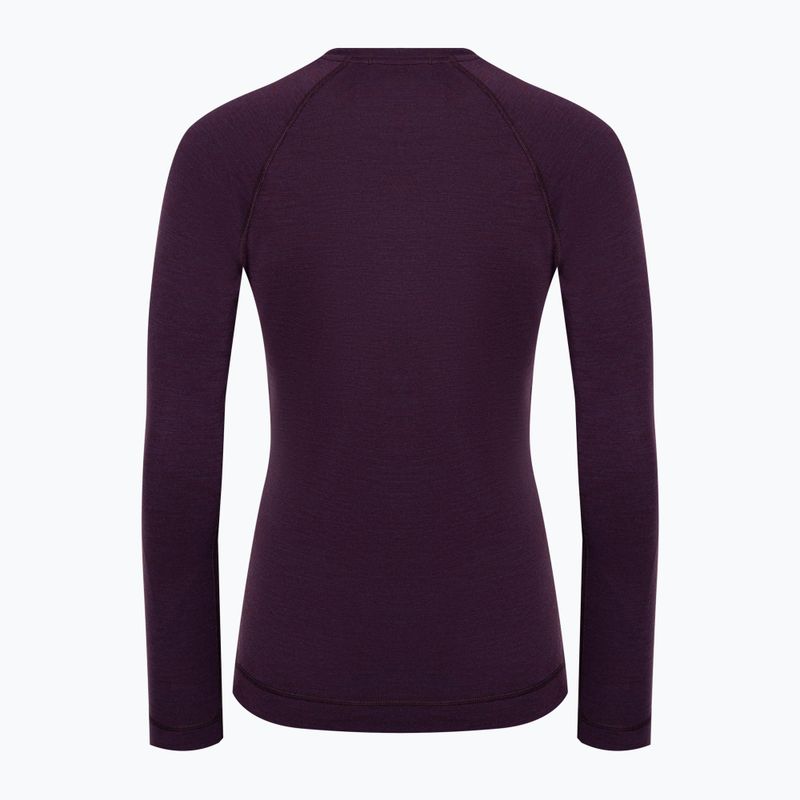 Damen-Thermoaktivshirt Smartwool Merino 250 Baselayer Crew Boxed purple iris heather 4