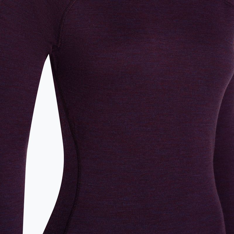 Damen-Thermoaktivshirt Smartwool Merino 250 Baselayer Crew Boxed purple iris heather 5