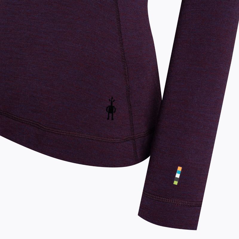 Damen-Thermoaktivshirt Smartwool Merino 250 Baselayer Crew Boxed purple iris heather 6