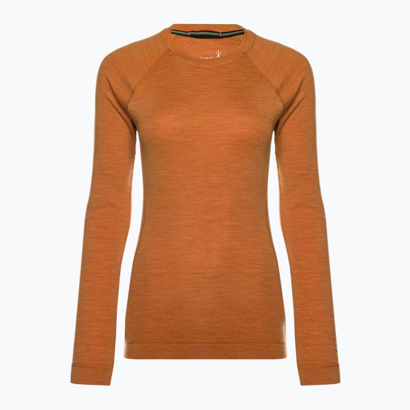 Damen-Thermoaktivshirt Smartwool Merino 250 Baselayer Crew Boxed marmalade heather 3