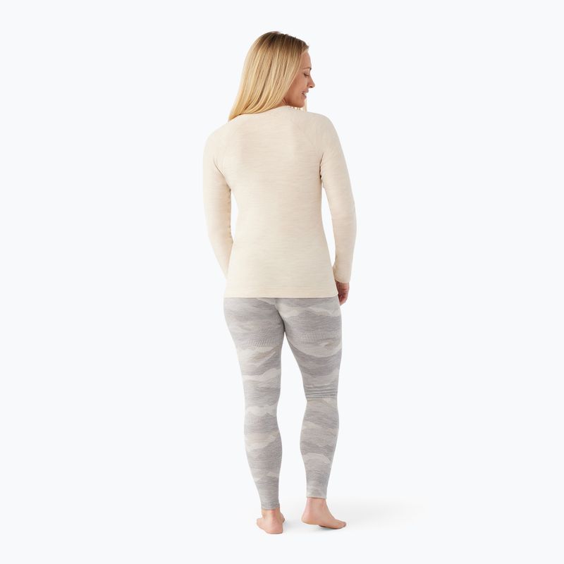 Damen-Thermoaktivshirt Smartwool Merino 250 Baselayer Crew Boxed almond heather 2