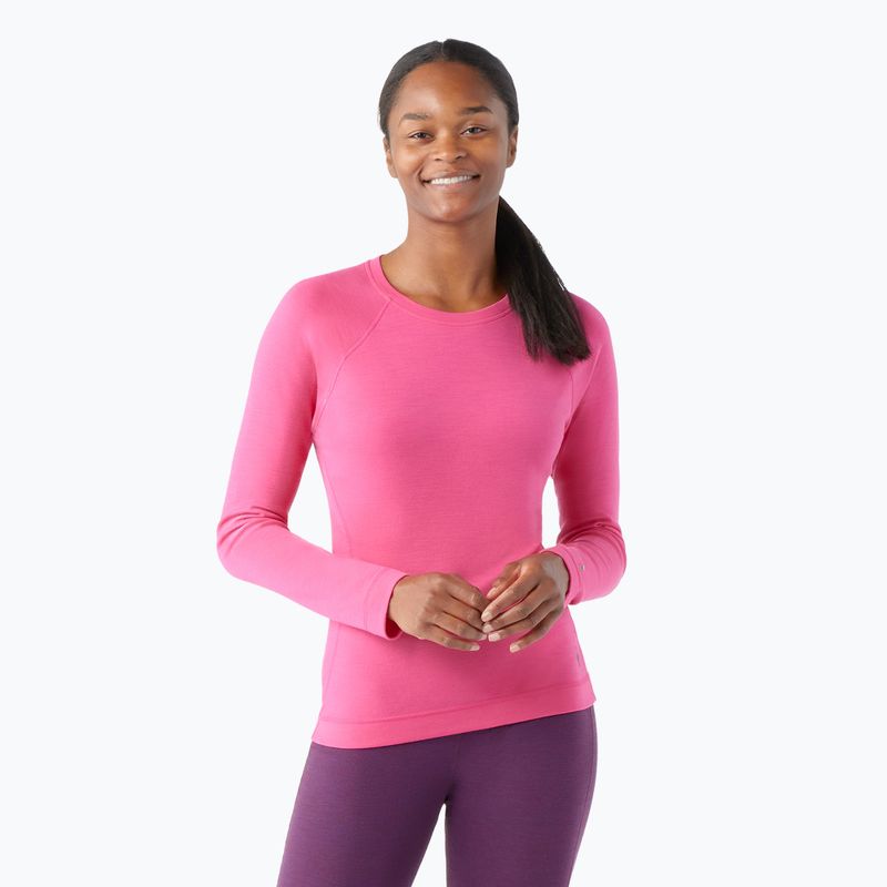 Smartwool Merino 250 Baselayer Crew Damen Boxed Power Pink Thermo-T-Shirt