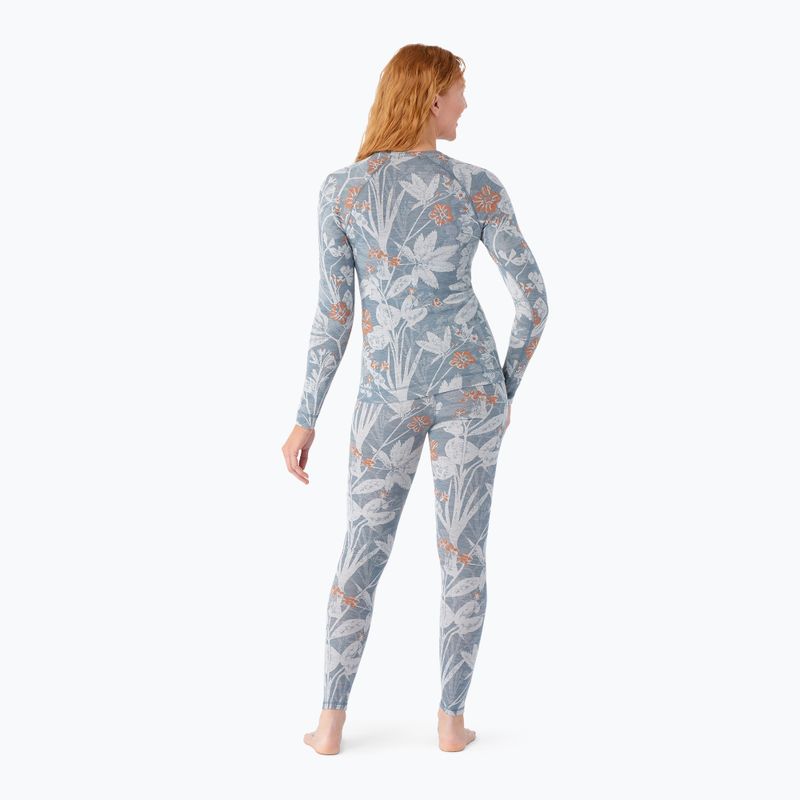 Damen-Thermoaktivshirt Smartwool Merino 250 Baselayer Crew Boxed winter sky floral 2