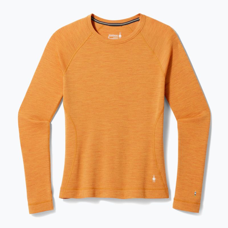 Damen-Thermoaktivshirt Smartwool Merino 250 Baselayer Crew Boxed marmalade heather 6