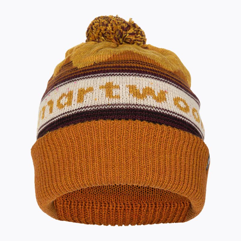 Smartwool Knit Winter Pattern POM Honig Gold Heather Mütze 2