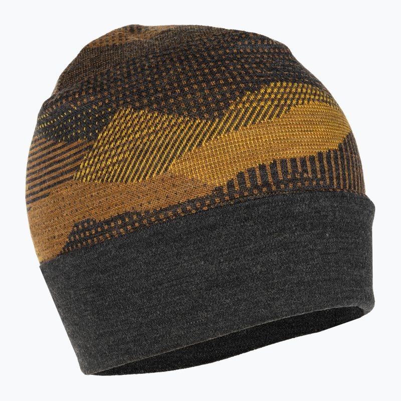Smartwool Merino Reversible Cuffed Holzkohle mtn scape cap