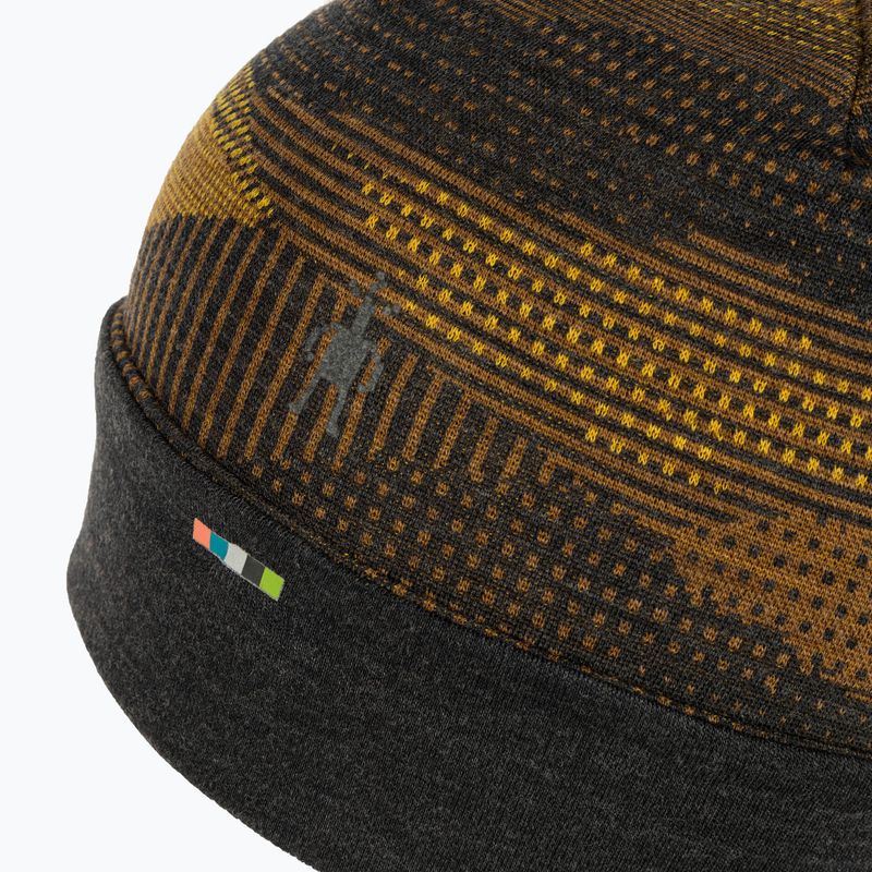 Smartwool Merino Reversible Cuffed Holzkohle mtn scape cap