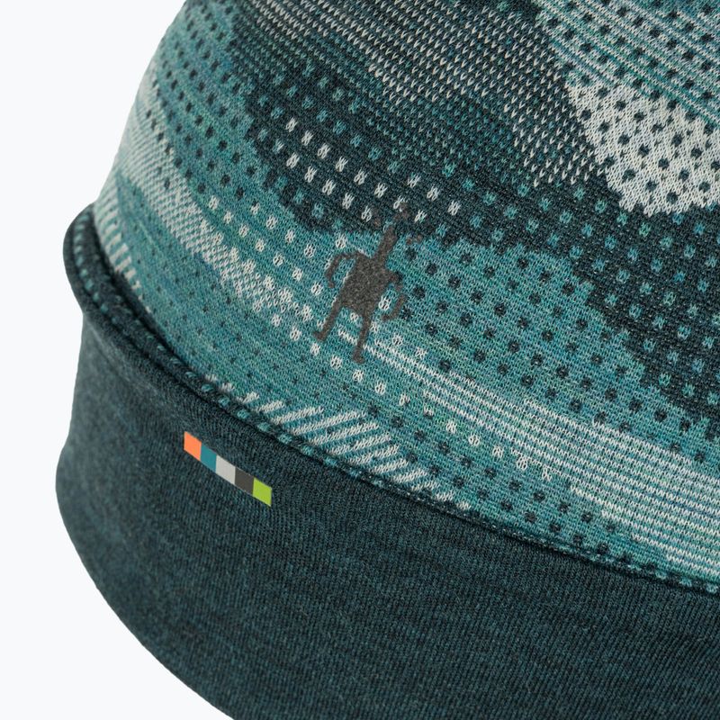 Smartwool Merino Reversible Cuffed Mütze twilight blue mtn scape