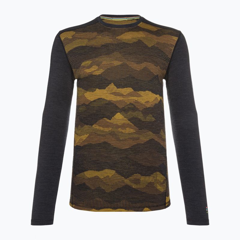 Thermoaktives Herren-Sweatshirt Smartwool Merino 250 Baselayer Crew Boxed charcoal mtn scape 3