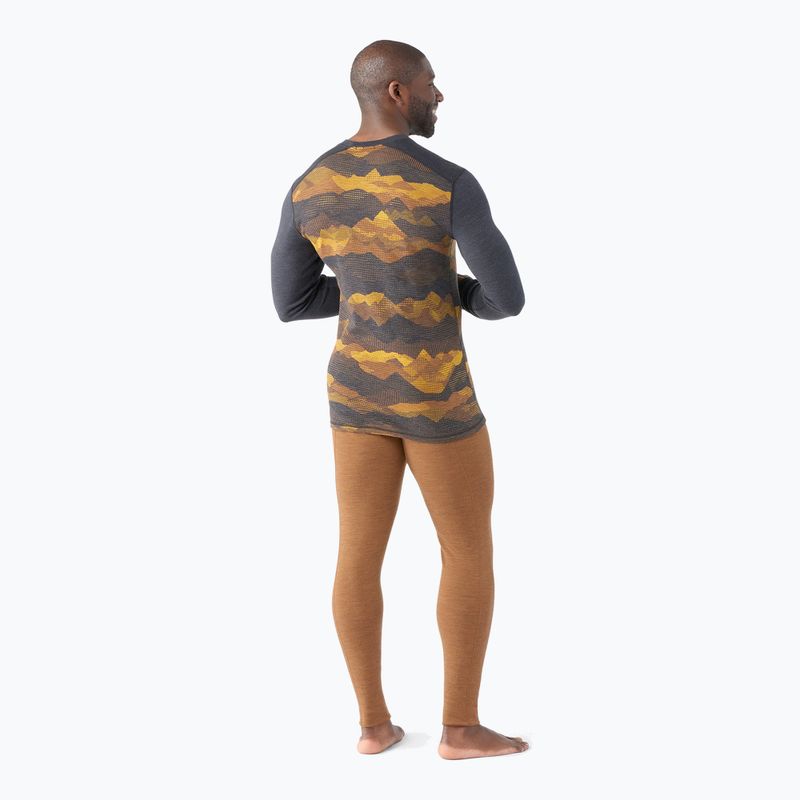 Thermoaktives Herren-Sweatshirt Smartwool Merino 250 Baselayer Crew Boxed charcoal mtn scape 2