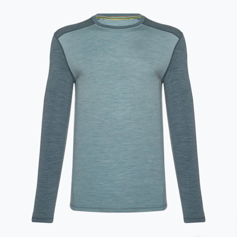 Herren Smartwool Merino 250 Baselayer Crew Boxed zinnblau-bleihaltiges Thermo-T-Shirt 3