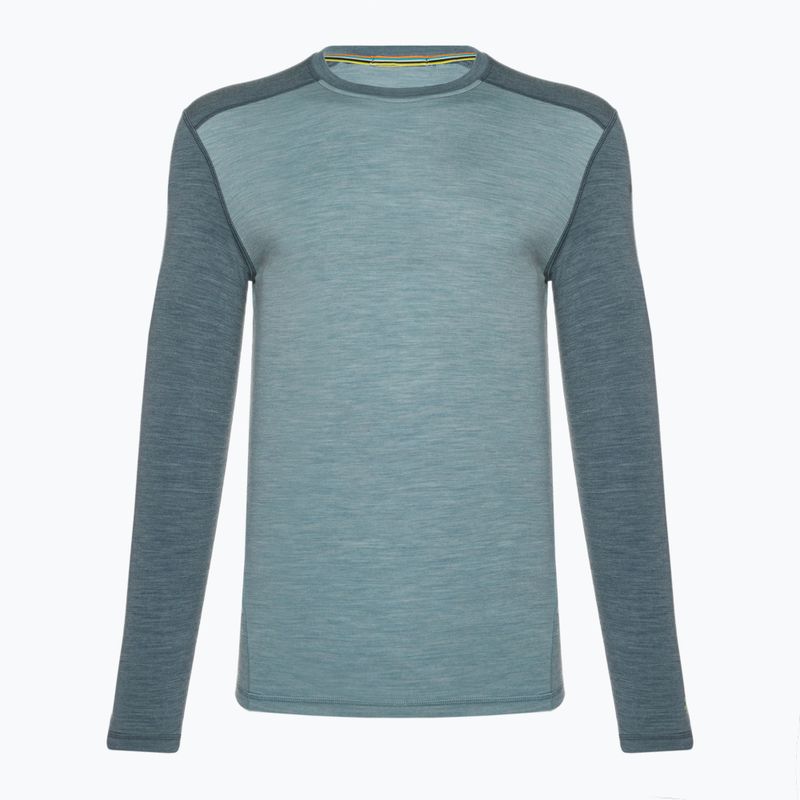 Herren Thermoaktiv-Longsleeve Smartwool Merino 250 Baselayer Crew Boxed pewter blue-lead 3