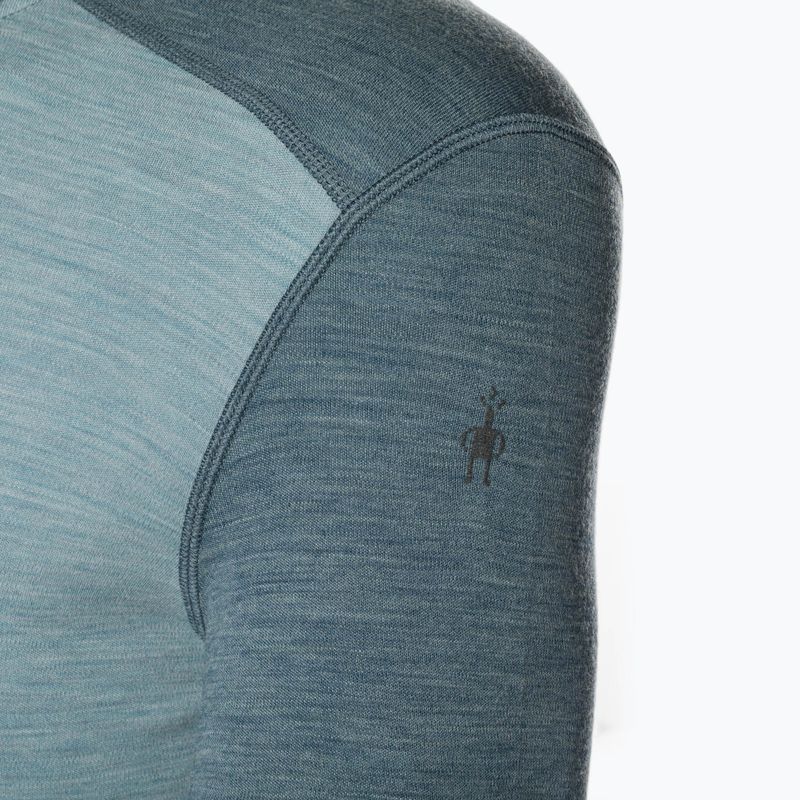Herren Thermoaktiv-Longsleeve Smartwool Merino 250 Baselayer Crew Boxed pewter blue-lead 5