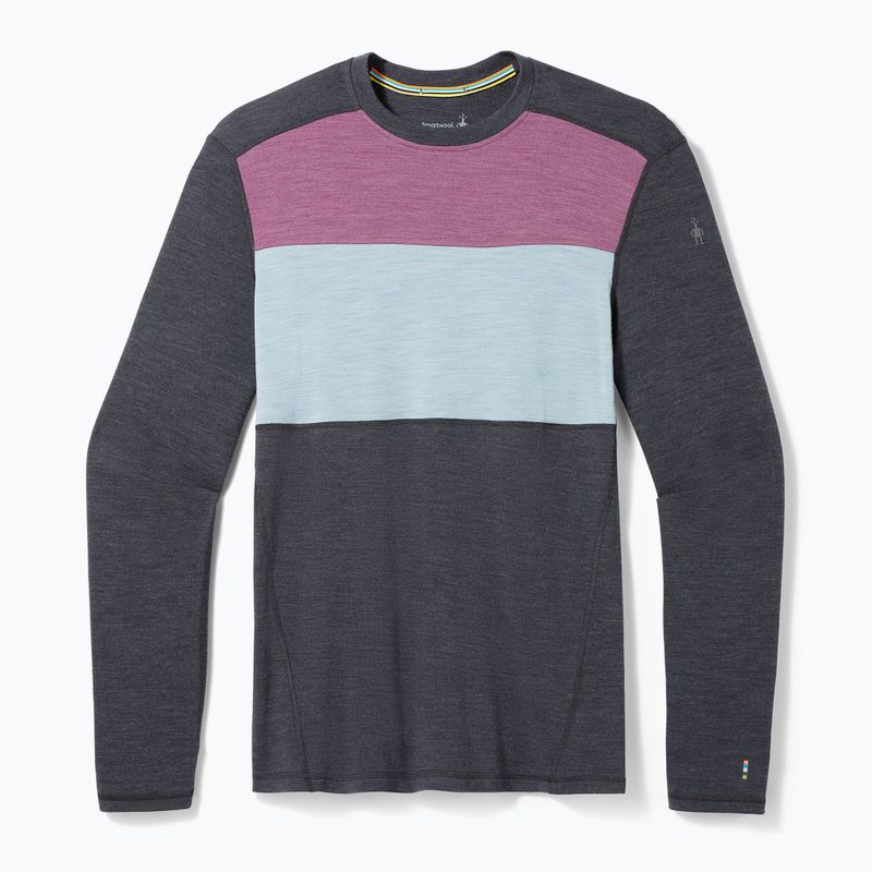 Herren-Thermoaktivshirt Smartwool Thermal Merino Baselayer Colorblock Crew Boxed charcoal 3