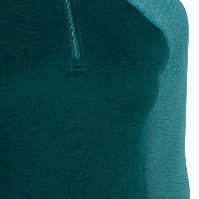 Damen Smartwool Classic Thermal Merino Baselayer 1/4 Zip Boxed Smaragd thermische Longsleeve 5