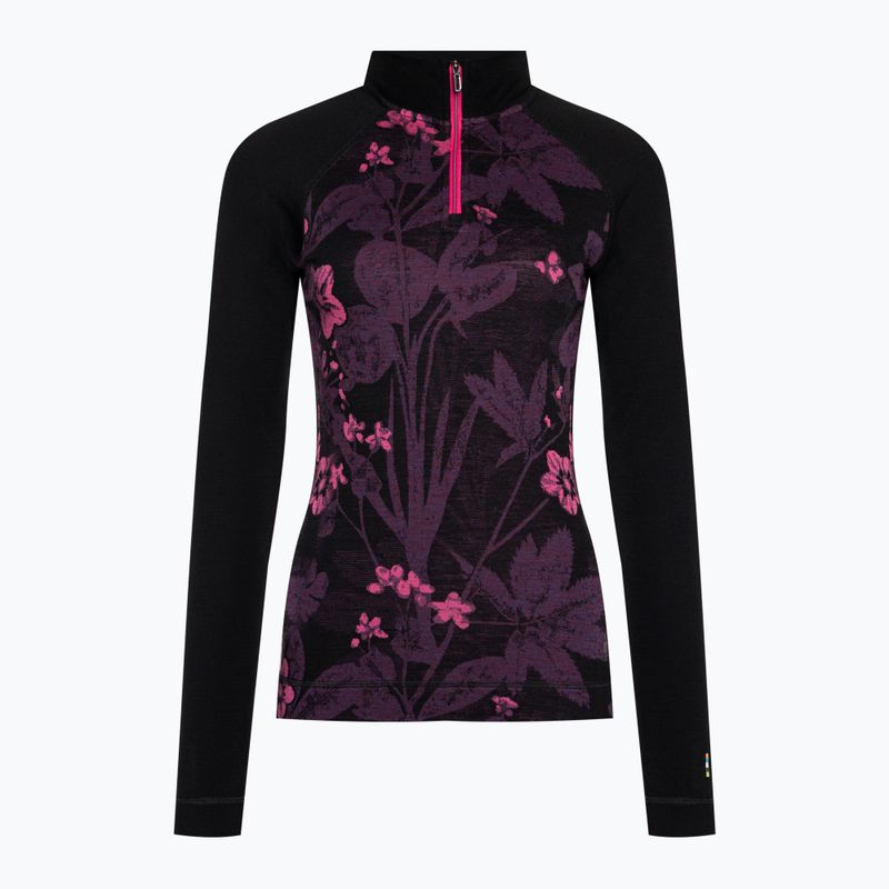 Women's Smartwool Classic Thermal Merino Baselayer 1/4 Zip Boxed lila Iris thermische Longsleeve 3