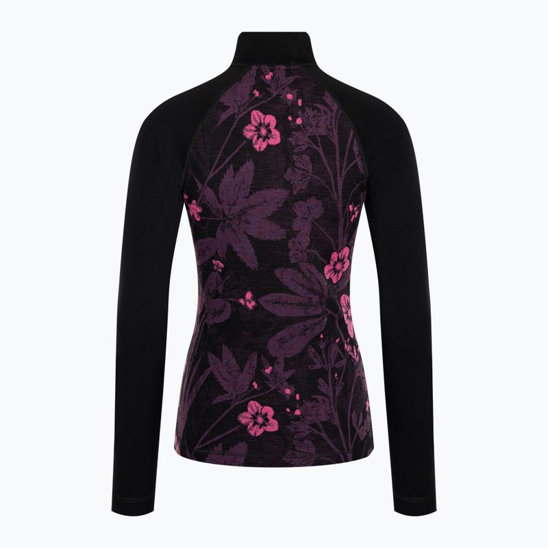 Damen-Thermoaktivshirt Smartwool Classic Thermal Merino Baselayer 1/4 Zip Boxed purple iris 4