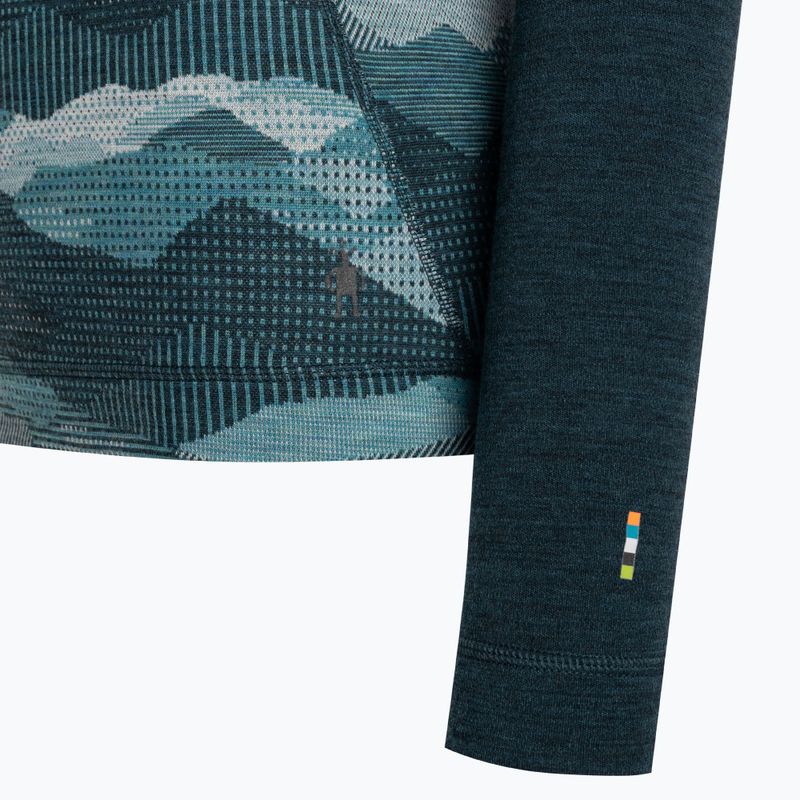 Damen-Thermoaktivshirt Smartwool Classic Thermal Merino Baselayer 1/4 Zip Boxed twilight 6