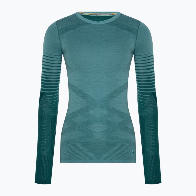 Damen-Thermoaktivshirt Smartwool Intraknit Thermal Merino Baselayer Pattern Crew cascade 3