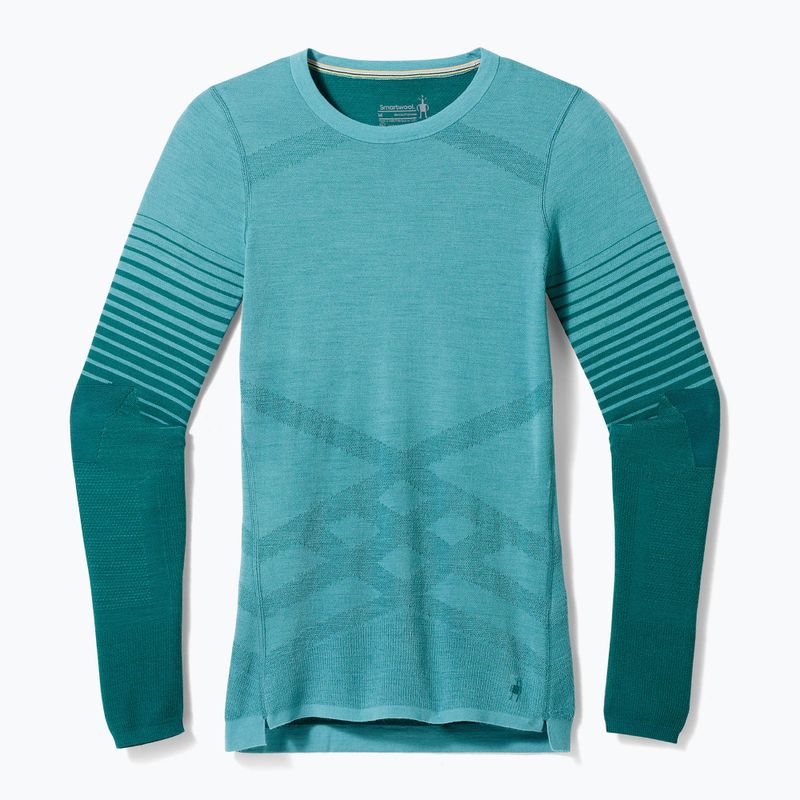 Damen-Thermoaktivshirt Smartwool Intraknit Thermal Merino Baselayer Pattern Crew cascade 7