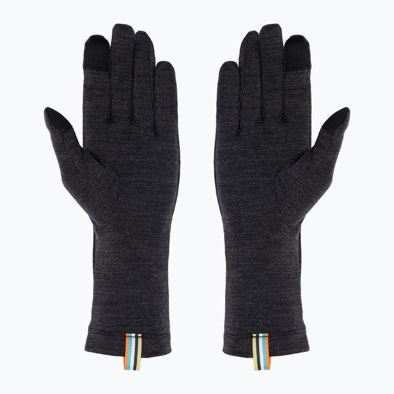Smartwool Thermal Merino anthrazitfarbene Trekking-Handschuhe 2