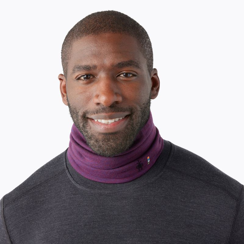 Smartwool Thermal Merino Reversible lila iris heather chimney 2