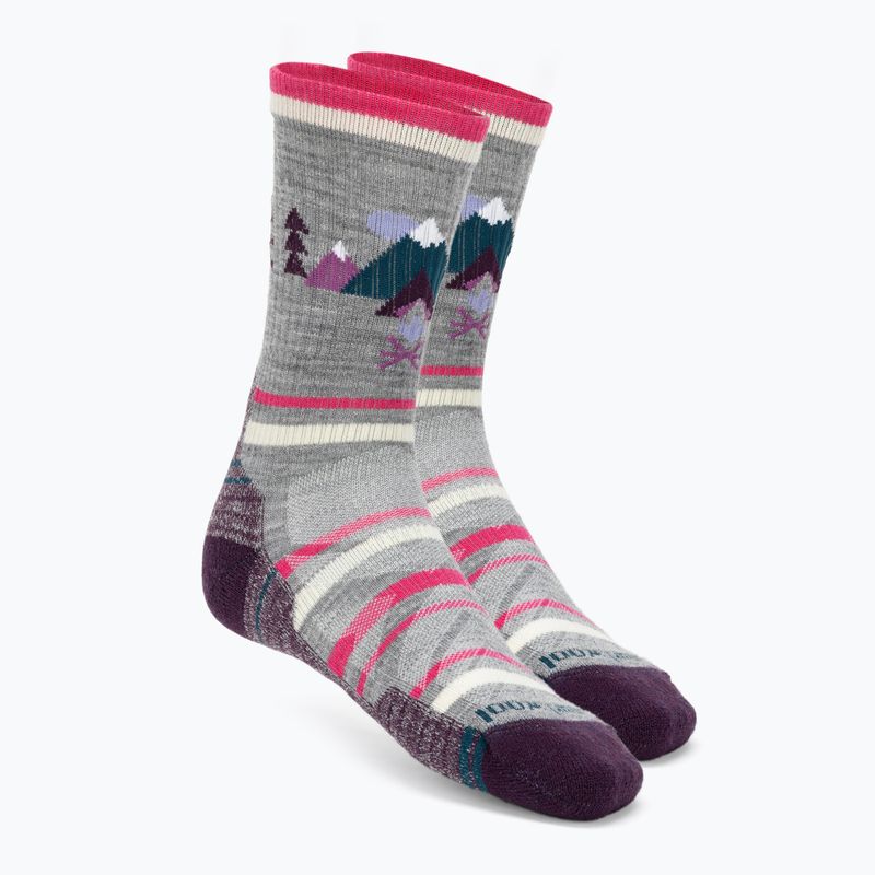 Damen Trekkingsocken Smartwool Hike Light Cushion Under The Stars Crew hellgrau