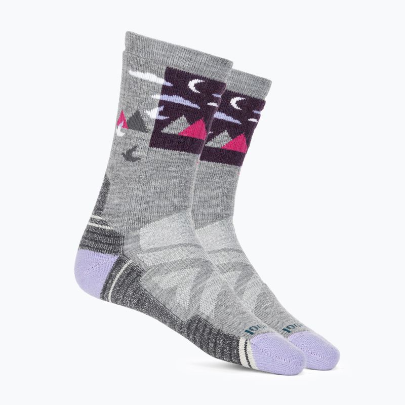 Damen Trekkingsocken Smartwool Hike Full Cushion Alpine Perch Crew hellgrau