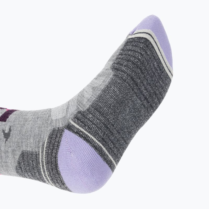 Damen Trekkingsocken Smartwool Hike Full Cushion Alpine Perch Crew hellgrau