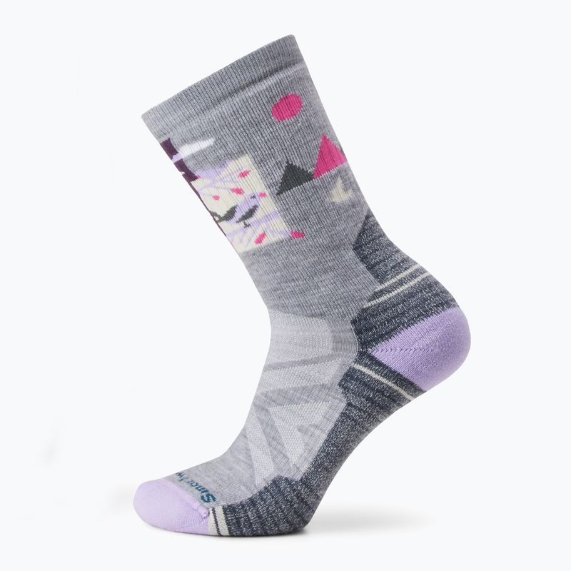 Damen Trekkingsocken Smartwool Hike Full Cushion Alpine Perch Crew hellgrau
