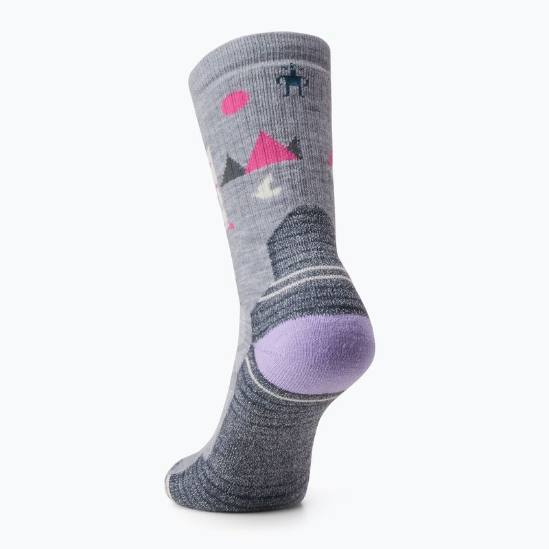 Damen Trekkingsocken Smartwool Hike Full Cushion Alpine Perch Crew hellgrau