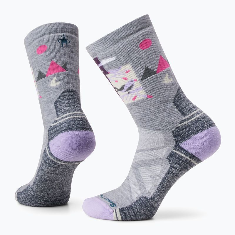 Damen Trekkingsocken Smartwool Hike Full Cushion Alpine Perch Crew hellgrau