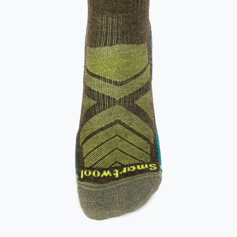 Smartwool Hike Light Cushion Winding Trail Crew Militär-Olive Trekkingsocken 4