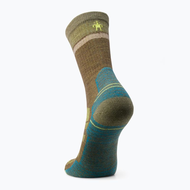 Smartwool Hike Light Cushion Winding Trail Crew Militär-Olive Trekkingsocken 7