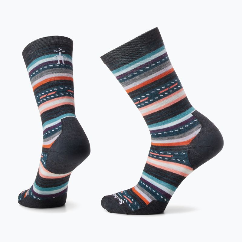 Smartwool Everyday Margarita Crew anthrazitfarbene Trekkingsocken