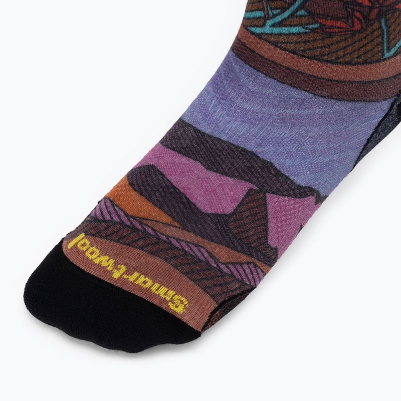 Smartwool Damen Skisocken Ski Zero Cushion Floral Field Print OTC picante