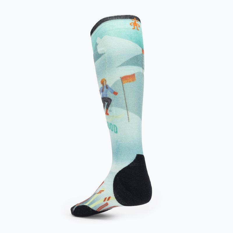 Damen Smartwool Ski Targeted Cushion Snow Bunny Print OTC Capri Socken 2