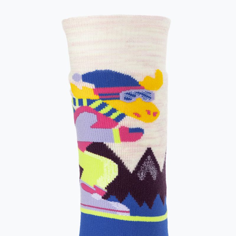 Smartwool Kindersocken Wintersport Full Cushion Mountain Moose Pattern OTC moonbeam