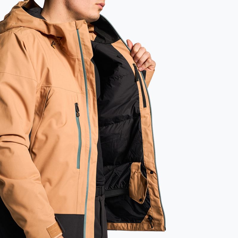 Herren Skijacke The North Face Mount Bre Mandelbutter/schwarz 5