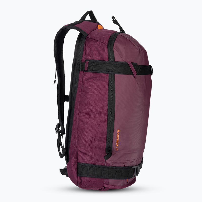 Snowboard-Rucksack für Frauen The North Face Slackpack 2.0 20 l Boysenbeere/Mandarine 2