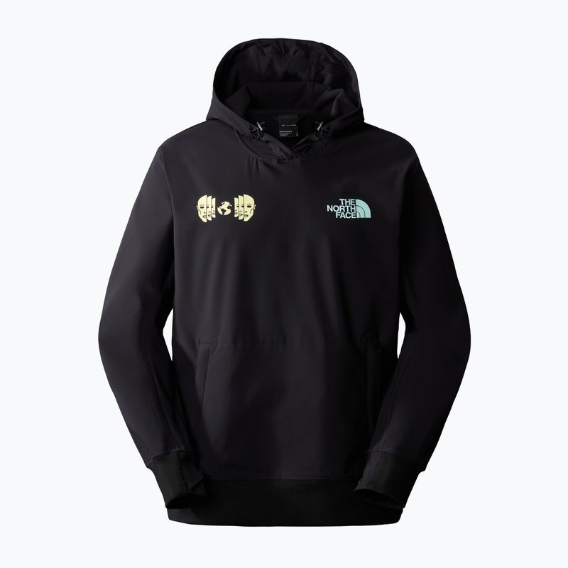 Herren-Trekking-Sweatshirt The North Face Tekno Logo Hoodie schwarz/sun sprite 5