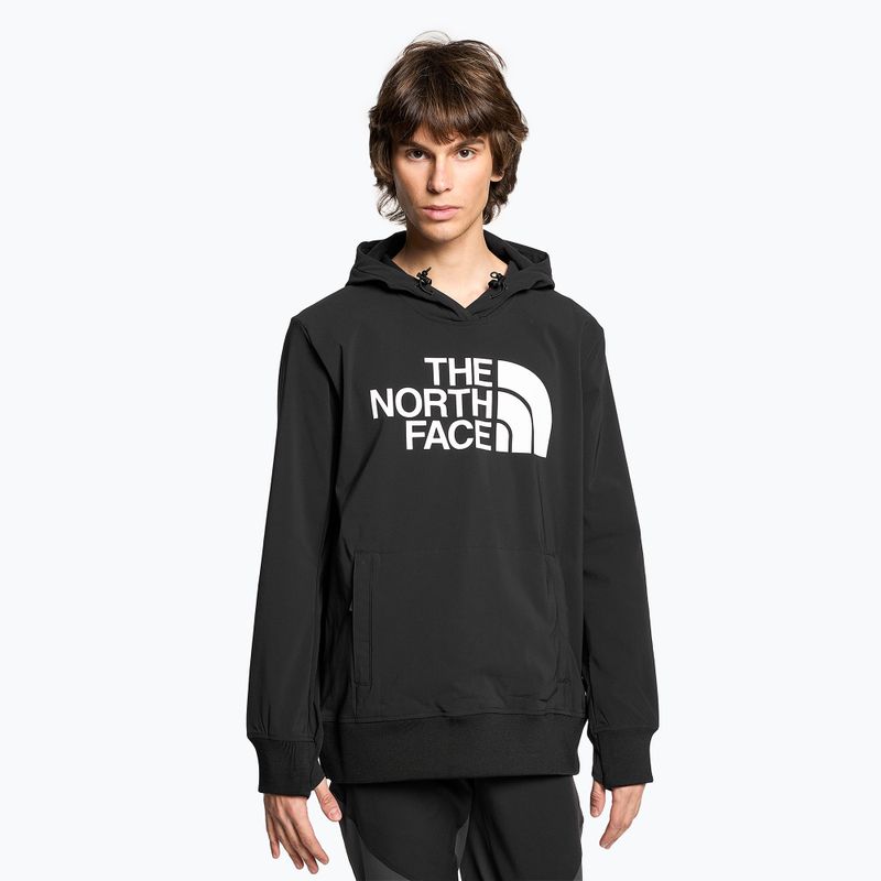 Herren-Trekking-Sweatshirt The North Face Tekno Logo Hoodie schwarz