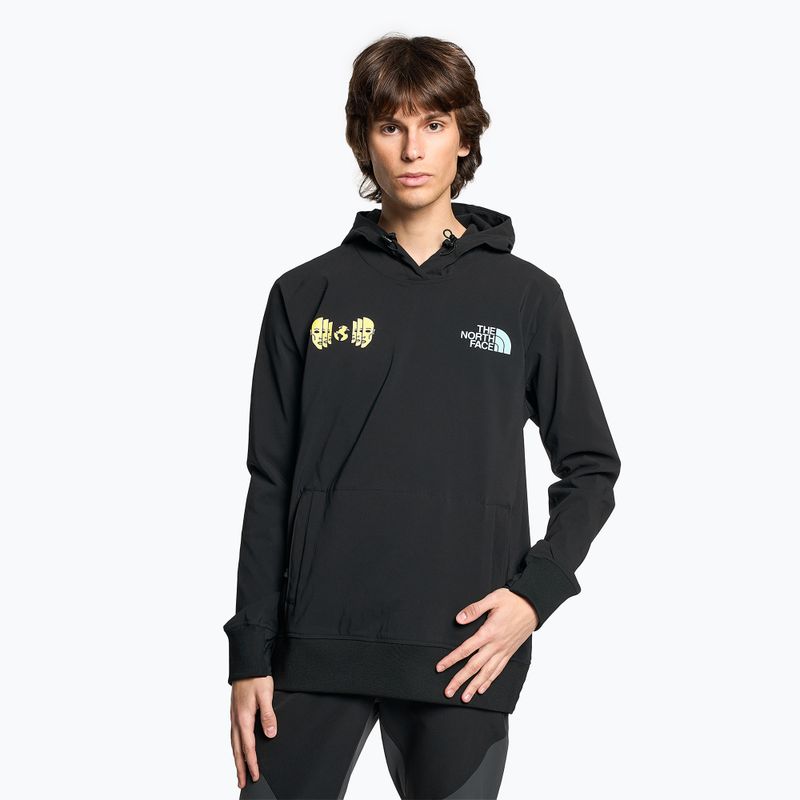 Herren-Trekking-Sweatshirt The North Face Tekno Logo Hoodie schwarz/sun sprite