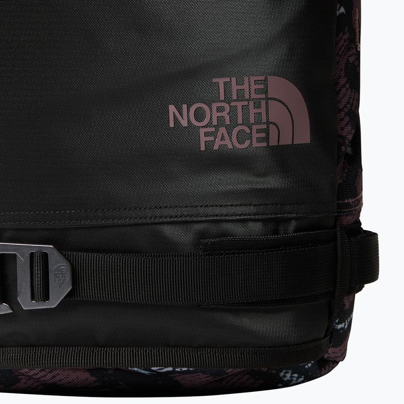 Damen-Snowboard-Rucksack The North Face Slackpack 2.0 20 l rehgrau Schlangenbeschwörer-Druck/schwarz/rehgrau 3