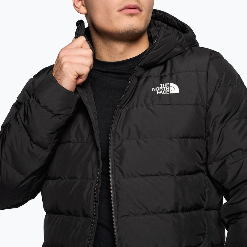 Herren Daunenjacke The North Face Aconcagua 3 Hoodie schwarz 4