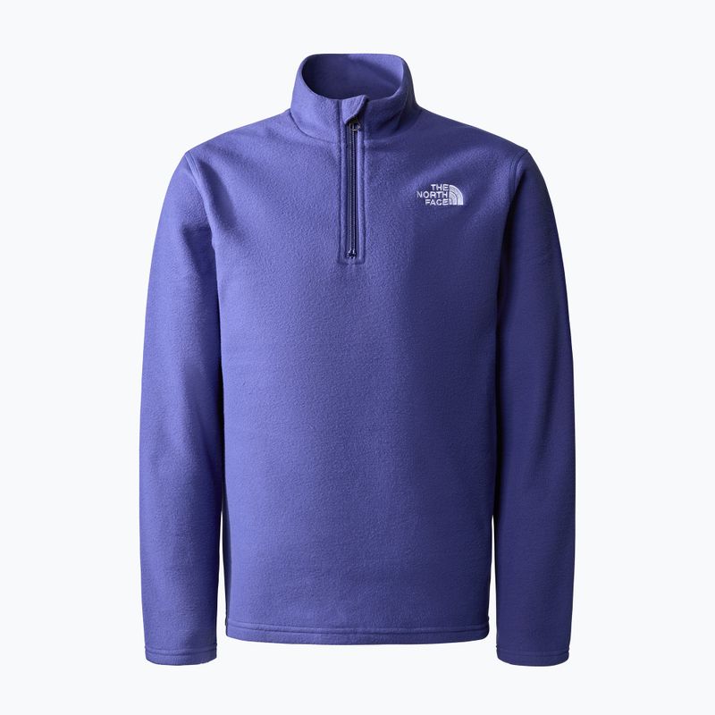 Kinder-Fleece-Sweatshirt The North Face Glacier Fleece 1/4 Zip Höhle blau