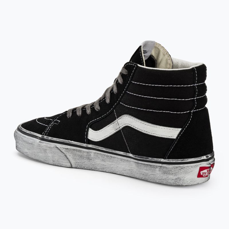 Schuhe Vans SK8-Hi Stressed black/white 3