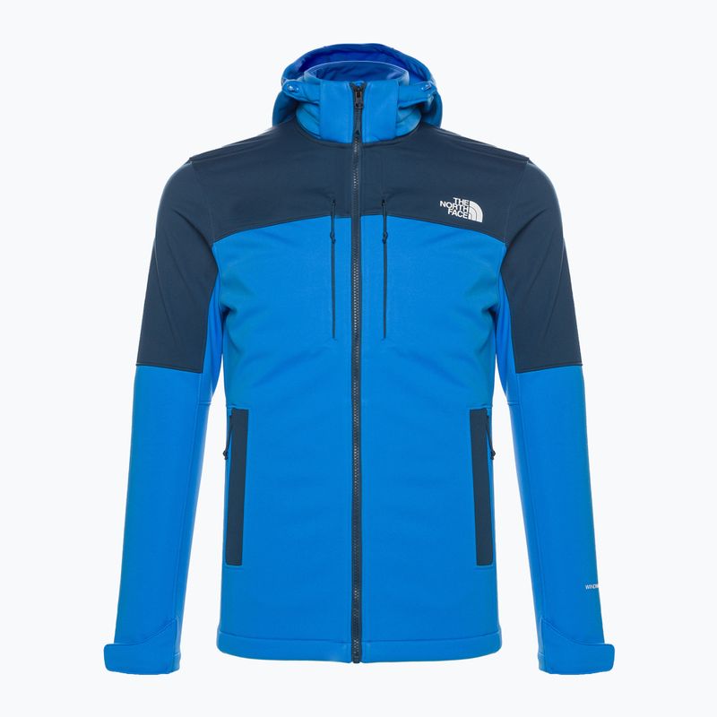 Herren Softshell-Jacke The North Face Diablo Softshell Abnehmbare Kapuze optisch blau/schattig blau 5